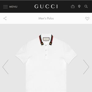 Men’s Cotton White Polo With Web & Bee